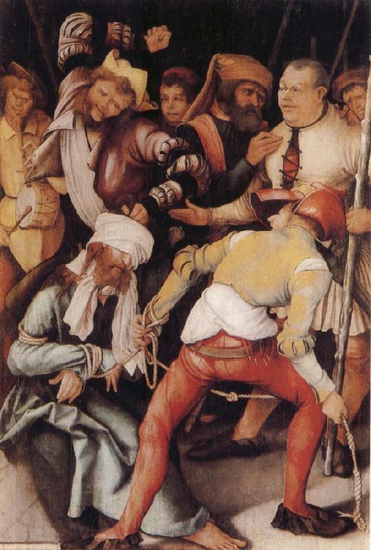 Grunewald, Matthias The Mocking of Christ Spain oil painting art